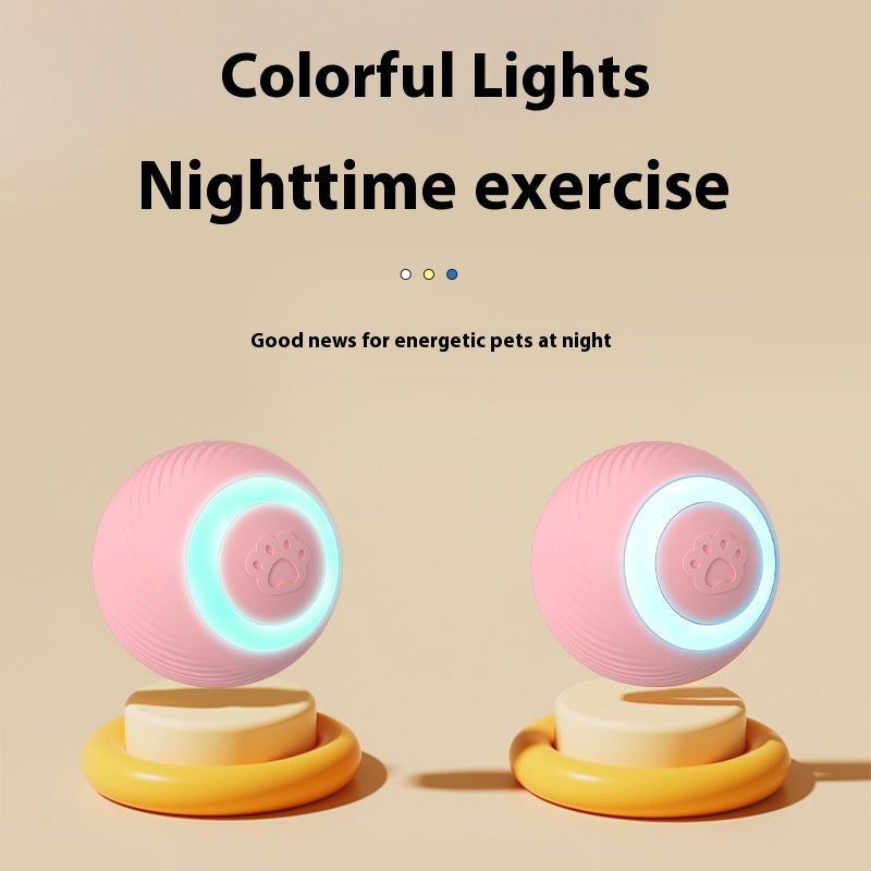 MYLOVELYPET Smart Rolling Cat Ball – Rechargeable Interactive Toy – supplier product photo 4