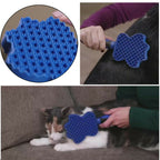 MYLOVELYPET Flexible Silicone Grooming Brush – Dog Hair Cleanup – supplier product photo 3