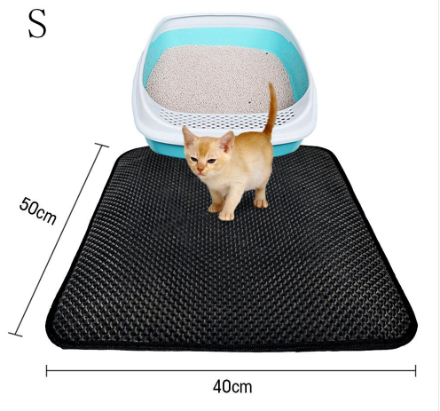 MYLOVELYPET Double-Layer Cat Litter Trapping Mat – Less Floor Mess – supplier product photo 3