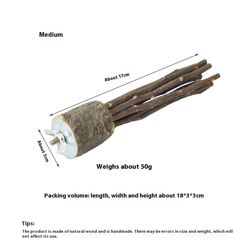 MYLOVELYPET Natural Applewood Chew Sticks – Small Pet Enrichment – supplier product photo 5