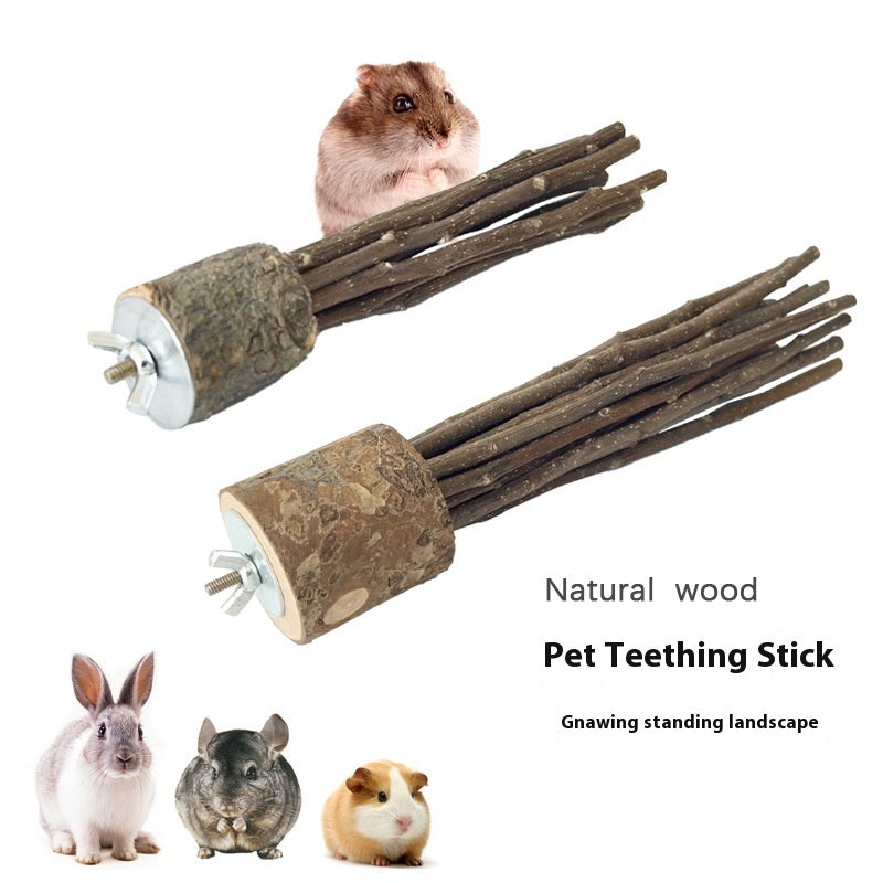 MYLOVELYPET Natural Applewood Chew Sticks – Small Pet Enrichment – supplier product photo 2