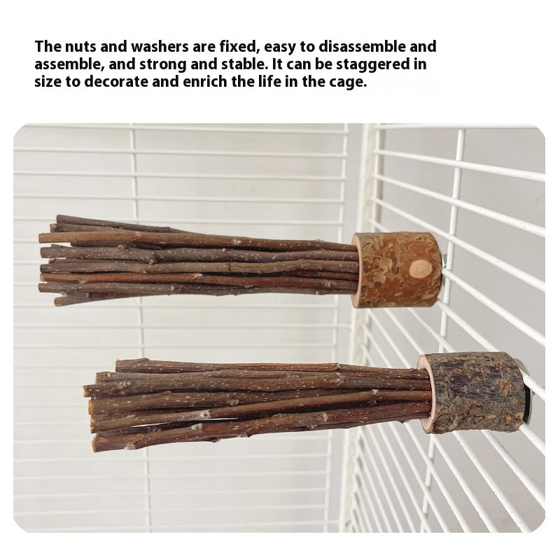 MYLOVELYPET Natural Applewood Chew Sticks – Small Pet Enrichment – supplier product photo 3