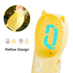 Dog travel water bottle color options