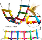 MYLOVELYPET 7-Piece Parrot Toy Set – Bird Cage Enrichment – supplier product photo 3