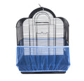 Bird cage seed-catching mesh guard