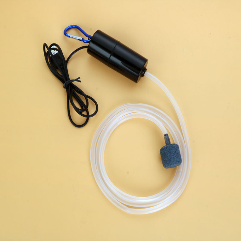 MYLOVELYPET compact USB aquarium oxygen air pump